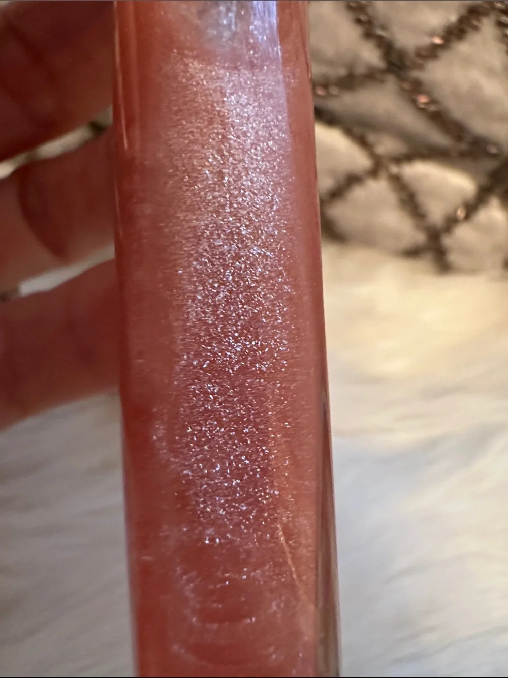 Lancôme L’absolu Gloss Sheer mirror shine pearly color lip gloss 212 cafe créme